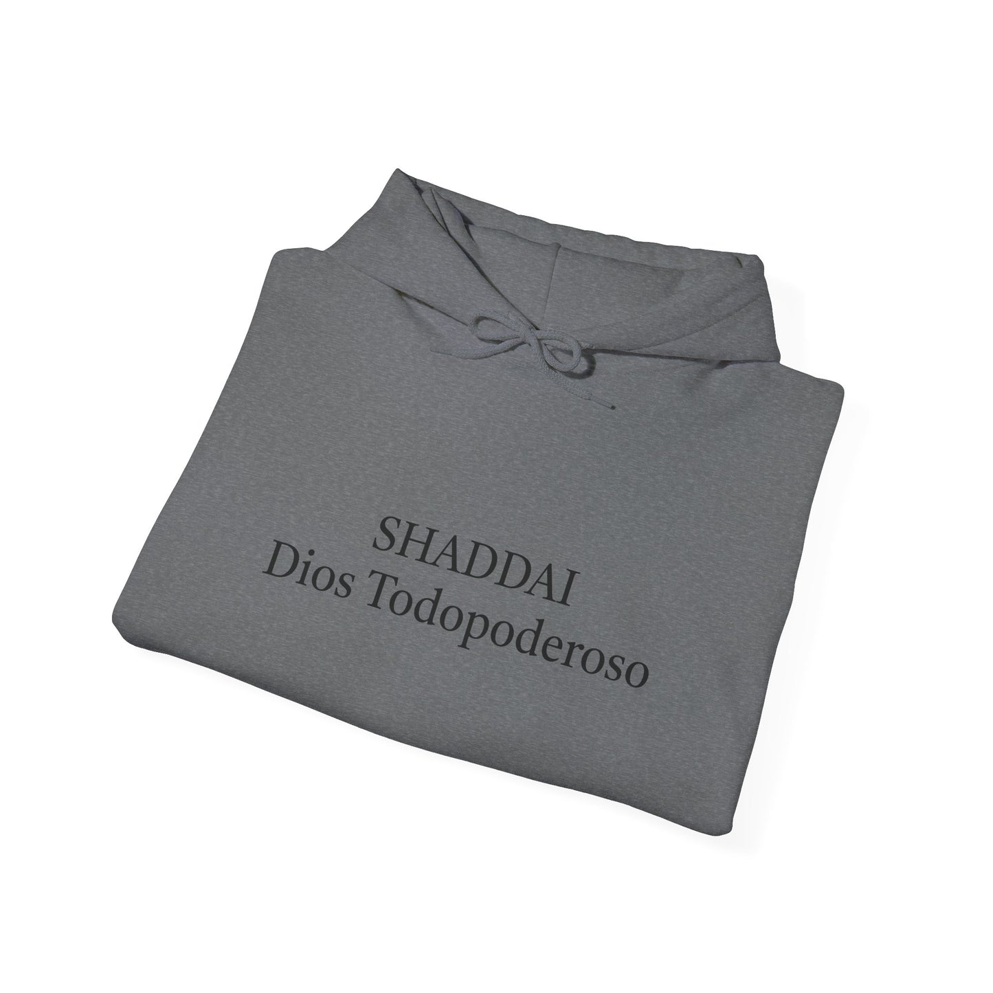 Unisex Heavy Blend™ Hooded Sweatshirt - 'Shaddai Dios Todopoderoso' - Cozy Spiritual Apparel