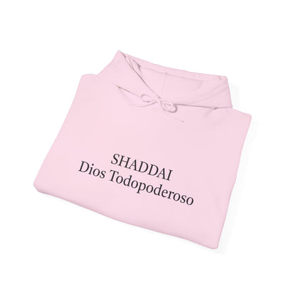 Unisex Heavy Blend™ Hooded Sweatshirt - 'Shaddai Dios Todopoderoso' - Cozy Spiritual Apparel