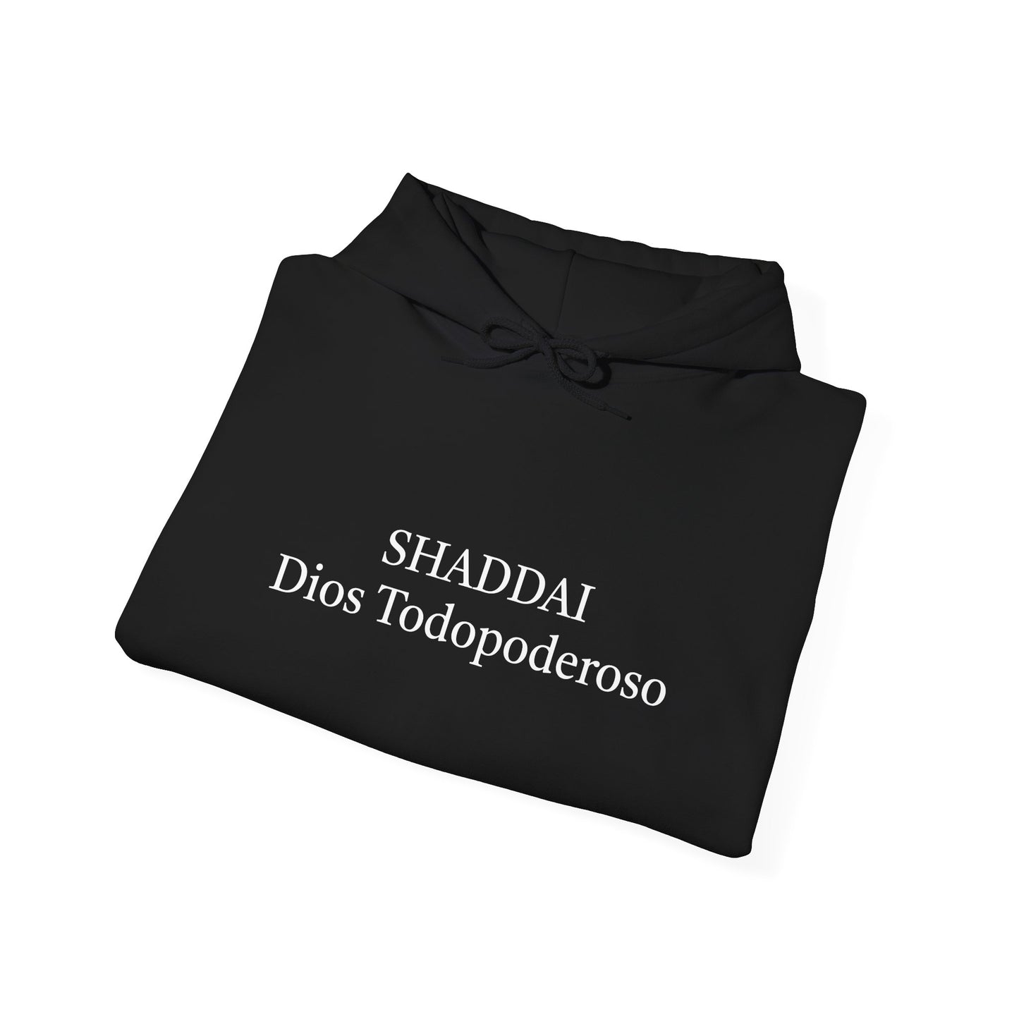 Unisex Heavy Blend™ Hooded Sweatshirt - 'Shaddai Dios Todopoderoso' - Cozy Spiritual Apparel