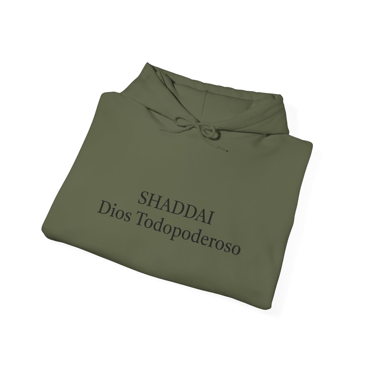 Unisex Heavy Blend™ Hooded Sweatshirt - 'Shaddai Dios Todopoderoso' - Cozy Spiritual Apparel