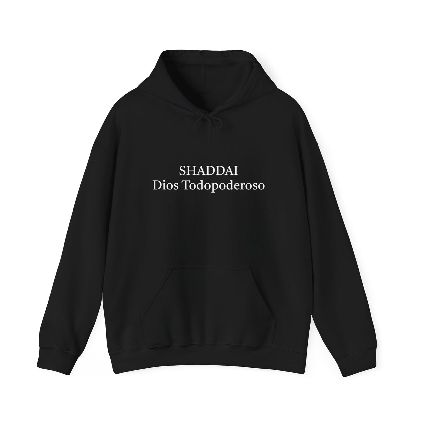 Unisex Heavy Blend™ Hooded Sweatshirt - 'Shaddai Dios Todopoderoso' - Cozy Spiritual Apparel