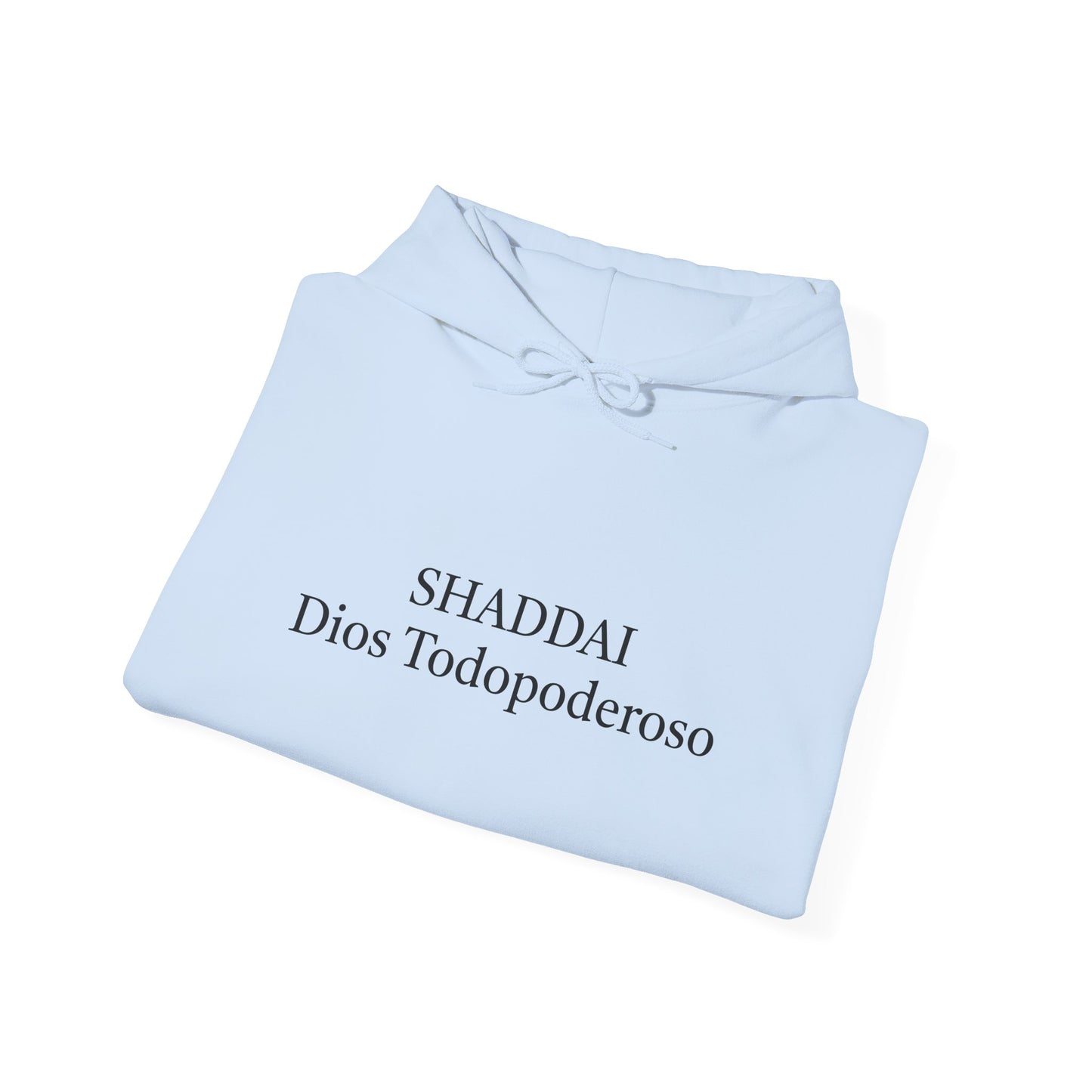 Unisex Heavy Blend™ Hooded Sweatshirt - 'Shaddai Dios Todopoderoso' - Cozy Spiritual Apparel