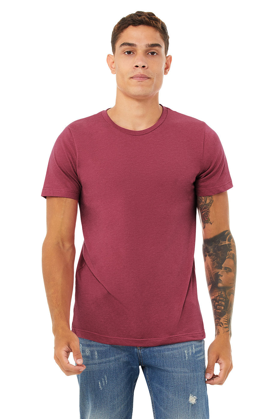 Bella Canvas 3001CVC Unisex Jersey Short Sleeve Tee (XS-XL)