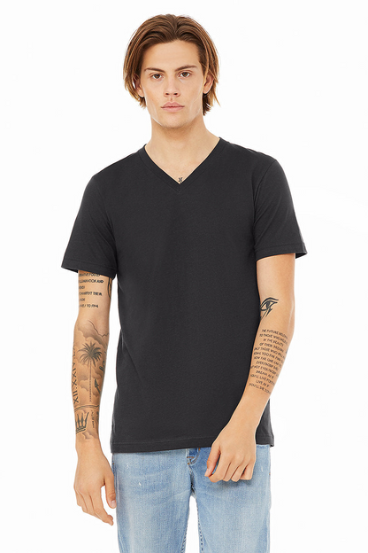 Bella Canvas 3005 Unisex Jersey Short Sleeve V-Neck Tee (XS-XL)